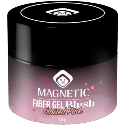 Magnetic Fiber Gel Blush Frosted Pink 30 gr